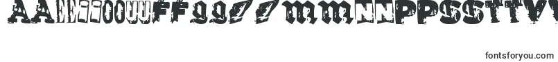 Шрифт RvdGlued – самоанские шрифты