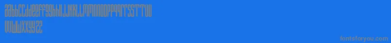 Fantazija Font – Gray Fonts on Blue Background