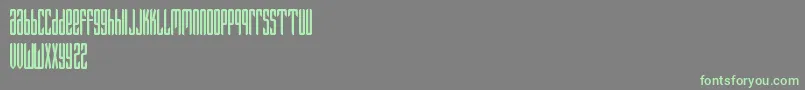 Fantazija Font – Green Fonts on Gray Background