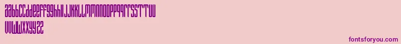 Fantazija Font – Purple Fonts on Pink Background