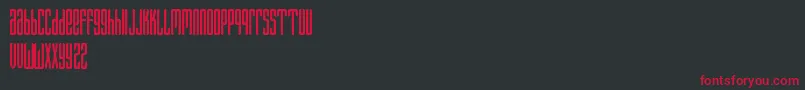 Fantazija Font – Red Fonts on Black Background