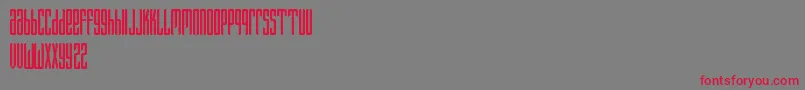Fantazija Font – Red Fonts on Gray Background