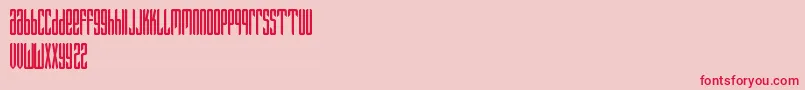 Fantazija Font – Red Fonts on Pink Background