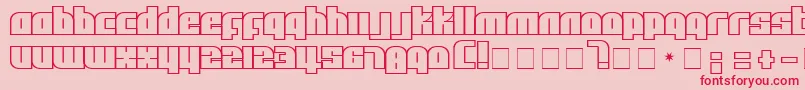 Afl Font – Red Fonts on Pink Background