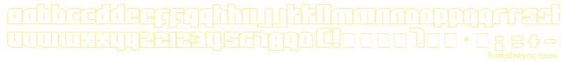 Afl Font – Yellow Fonts on White Background