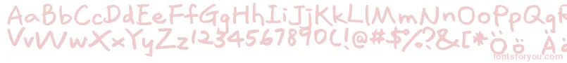 Lavalamp-fontti – vaaleanpunaiset fontit