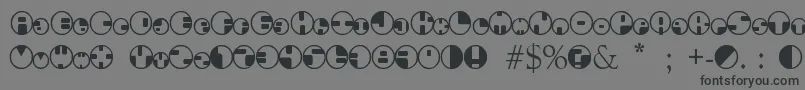 fuente 360Font – Fuentes Negras Sobre Fondo Gris