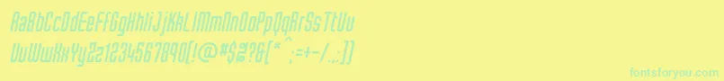 Weitere Informationen zur TubecItalic-Schriftart TubecItalic-Schriftart – Grüne Schriften auf gelbem Hintergrund