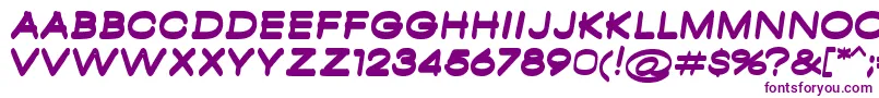 Шрифт AmbamboBold – фиолетовые шрифты