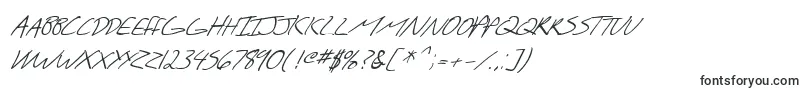 SfScribbledSansScItalic-Schriftart – Dünne Schriften