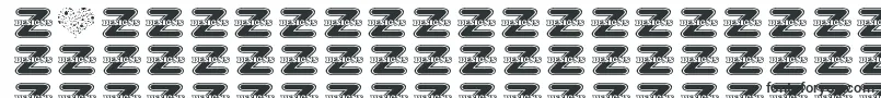 SexyLoveHearts-fontti – kirgisian fontit