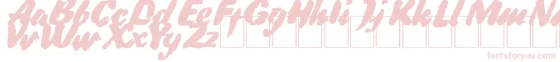 Dsbb Font – Pink Fonts on White Background