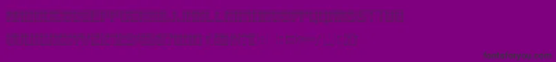 Pointersistersseparated Font – Black Fonts on Purple Background