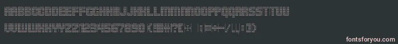 Шрифт Pointersistersseparated – розовые шрифты на чёрном фоне