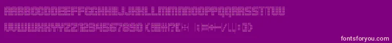 Pointersistersseparated Font – Pink Fonts on Purple Background