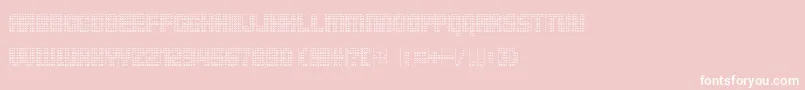 Pointersistersseparated Font – White Fonts on Pink Background