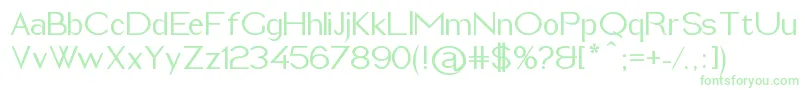 ImeldaMedium Font – Green Fonts on White Background