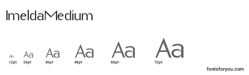 ImeldaMedium Font Sizes