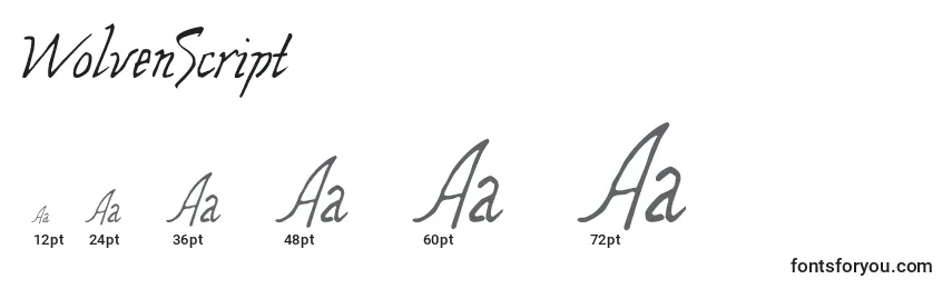 WolvenScript Font Sizes