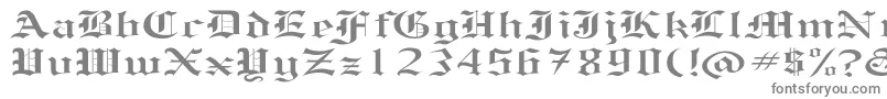 HelenaEx-fontti – harmaat kirjasimet valkoisella taustalla