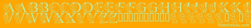Más sobre la fuente LmsLIsForLion fuente LmsLIsForLion – Fuentes Verdes Sobre Fondo Naranja