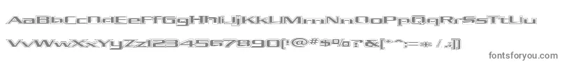 KubraHollow Font – Gray Fonts