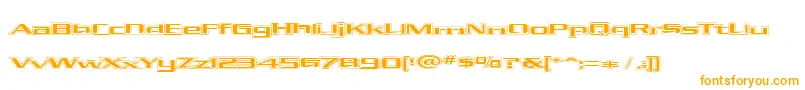 KubraHollow Font – Orange Fonts