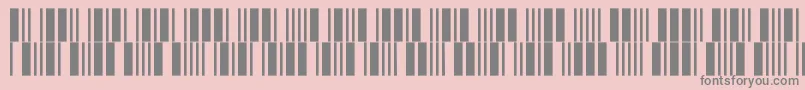 C39p12dltt Font – Gray Fonts on Pink Background