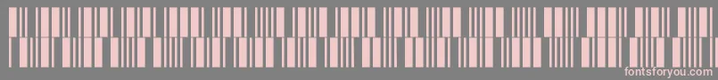 C39p12dltt Font – Pink Fonts on Gray Background