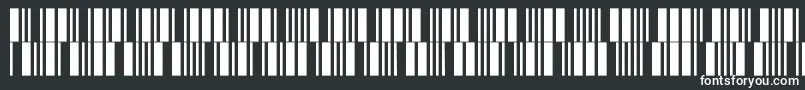 フォントC39p12dltt – 黒い背景に白い文字