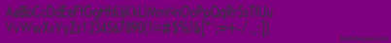 フォントJournalSansserifPlain.001.00170h – 紫の背景に黒い文字