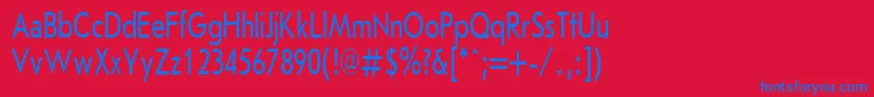 JournalSansserifPlain.001.00170h Font – Blue Fonts on Red Background