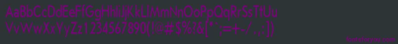 JournalSansserifPlain.001.00170h Font – Purple Fonts on Black Background