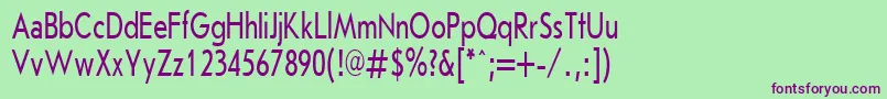 JournalSansserifPlain.001.00170h Font – Purple Fonts on Green Background