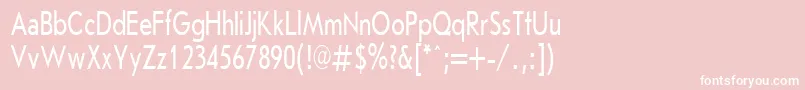 フォントJournalSansserifPlain.001.00170h – ピンクの背景に白い文字