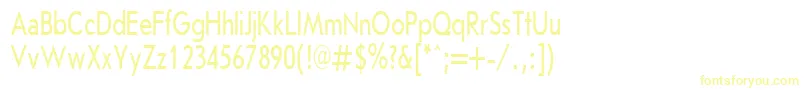 JournalSansserifPlain.001.00170h Font – Yellow Fonts on White Background
