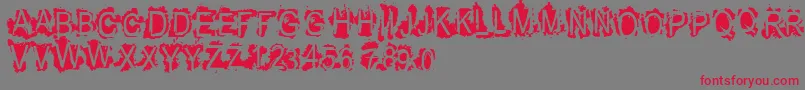 fuente Vtksrefused – Fuentes Rojas Sobre Fondo Gris