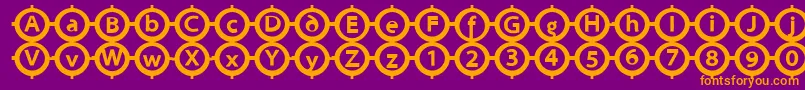 Más sobre la fuente Circlesigns fuente Circlesigns – Fuentes Naranjas Sobre Fondo Morado