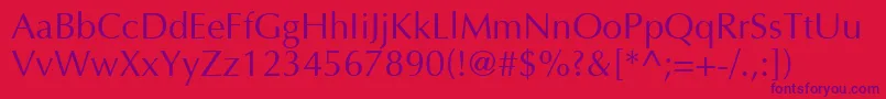 Шрифт Ft5n – фиолетовые шрифты на красном фоне