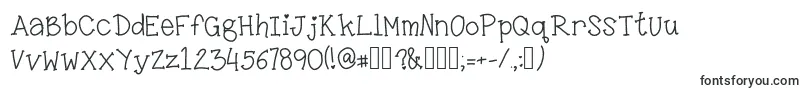 LittleMissKara-fontti – Fontit Microsoft Officelle