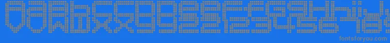 Police DisorientPixels – polices grises sur fond bleu