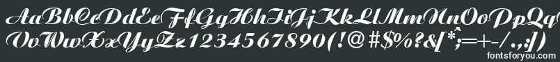 AgnesXboldRegular Font – White Fonts on Black Background