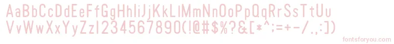 Tomatoroundcondensed Font – Pink Fonts on White Background