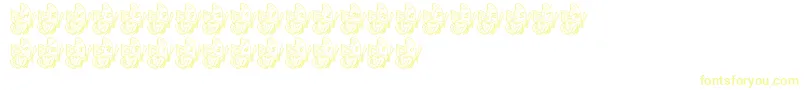 LmsBeautifulButterfly Font – Yellow Fonts