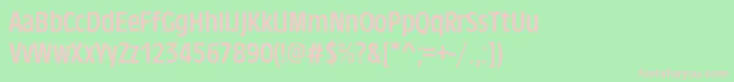 Шрифт Antiqueolitcon – розовые шрифты на зелёном фоне