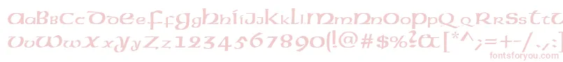 American.Kz Font – Pink Fonts on White Background