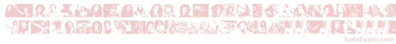 BobMarley Font – Pink Fonts on White Background