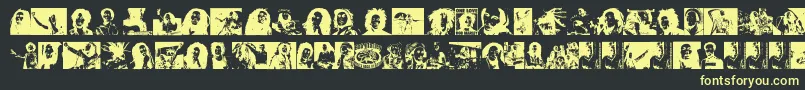 BobMarley Font – Yellow Fonts on Black Background