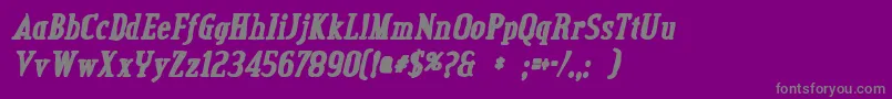 CreditvalleyinkItalicフォントについての詳細 フォントCreditvalleyinkItalic – 紫の背景に灰色の文字