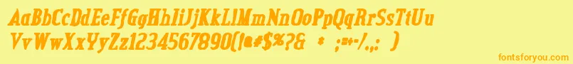 More about CreditvalleyinkItalic Font CreditvalleyinkItalic Font – Orange Fonts on Yellow Background